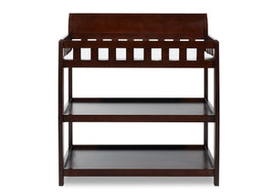 Delta Children Black Cherry Espresso (607) Bentley Changing Table, Front View c2c 2