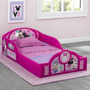 Minnie Mouse (1063), Minnie Mouse Plastic Sleep and Play Toddler Bed  7