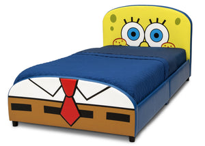 Delta Children SpongeBob (1112) SquarePants Upholstered Twin Bed, Left Silo View 7