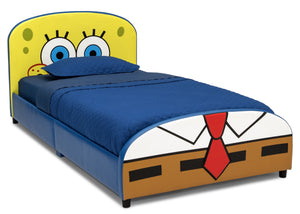 Delta Children SpongeBob (1112) SquarePants Upholstered Twin Bed, Right Silo View 3