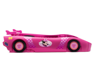 Delta Children Minnie Mouse (1064) Car Twin Bed, Side Silo View 4