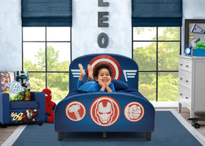 Delta Children Avengers Upholstered Twin Bed Avengers (1160), Room View 3