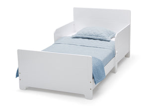 Delta Children Bianca White (130) MySize Toddler Bed, Right Silo View 11