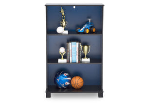 Delta Children Batman (1200) Batman Deluxe 3-Shelf Bookcase (FL86731BT), Front Silo, a3a 3