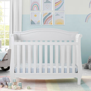 Lancaster 4-in-1 Convertible Crib Delta Children Bianca White (130) 552150-130 0