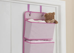 Delta Children Barely Pink (689) 4 Pocket Organizer with Setting c2c 10