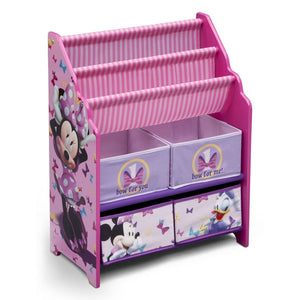 Delta Children Minnie Mouse Book & Toy Organizer, Right View  14