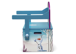 Delta Children Frozen 2 (1097) Convertible Activity Bench, Olaf Side Silo View 8