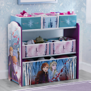 Delta Children Frozen 2 (1097) Design and Store 6 Bin Toy Organizer, Hangtag View 18