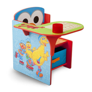 Delta Children Style-1 (999) Sesame Street Chair Desk with Storage Bin Right Side View a1a 9