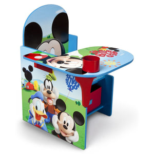 Delta Children Mickey Mouse Chair Desk with Storage Bin Right Side View a1a Mickey (1051) 7