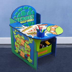 Delta Children Ninja Turtles Chair Desk with Storage Bin 21