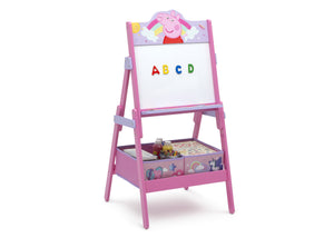 Delta Children Peppa Pig (1171) Wooden Activity Easel with Storage, Right Silo View 3