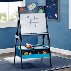 Delta Children Space Adventures (1223) Wooden Activity Easel with Storage 3