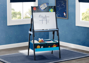 Delta Children Space Adventures (1223) Wooden Activity Easel with Storage, Hangtag View 4