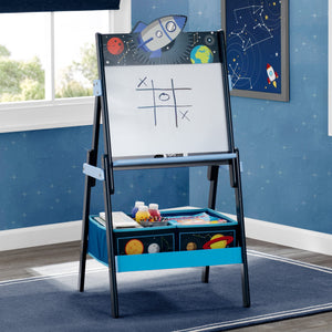 Delta Children Space Adventures (1223) Wooden Activity Easel with Storage, Hangtag View 16