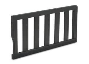 Delta Children Textured Midnight Grey (1347) Toddler Guardrail W0061, Right Silo View 6