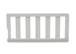 Delta Children Textured White (1349) Toddler Guardrail W0061, Front Silo View 2