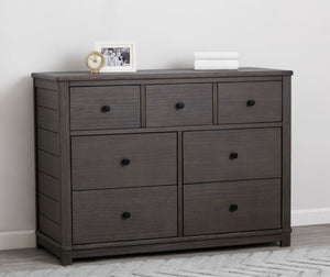 Simmons Kids Rustic Grey (084) Monterey 7 Drawer Dresser 22