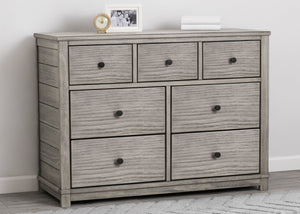 Simmons Kids Rustic White (119) Monterey 7 Drawer Dresser 0