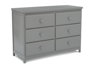 Delta Children Grey (026) Emerson 6 Drawer Dresser, Right Silo View 9