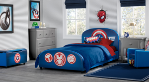 Avengers Upholstered Twin Bed 11