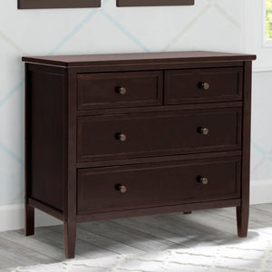 Epic 3 Drawer Dresser with Interlocking Drawers Dark Chocolate (207) 28