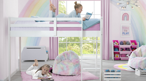 Princess Loft Bed Tent - Curtain Set for Twin Loft Bed (Bed Sold Separately) 14