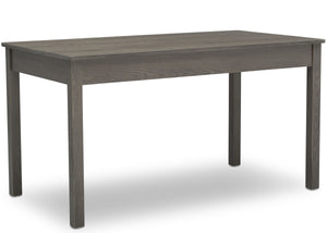 Delta Children Crafted Grey (1333) Grow-With-Me Table (W101301), Taller Right Facing Silo, c2c 15