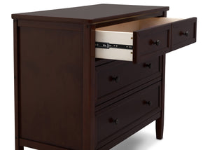 Epic 3 Drawer Dresser with Interlocking Drawers Walnut Espresso (1324) 21