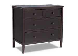 Epic 3 Drawer Dresser with Interlocking Drawers Dark Chocolate (207) 25